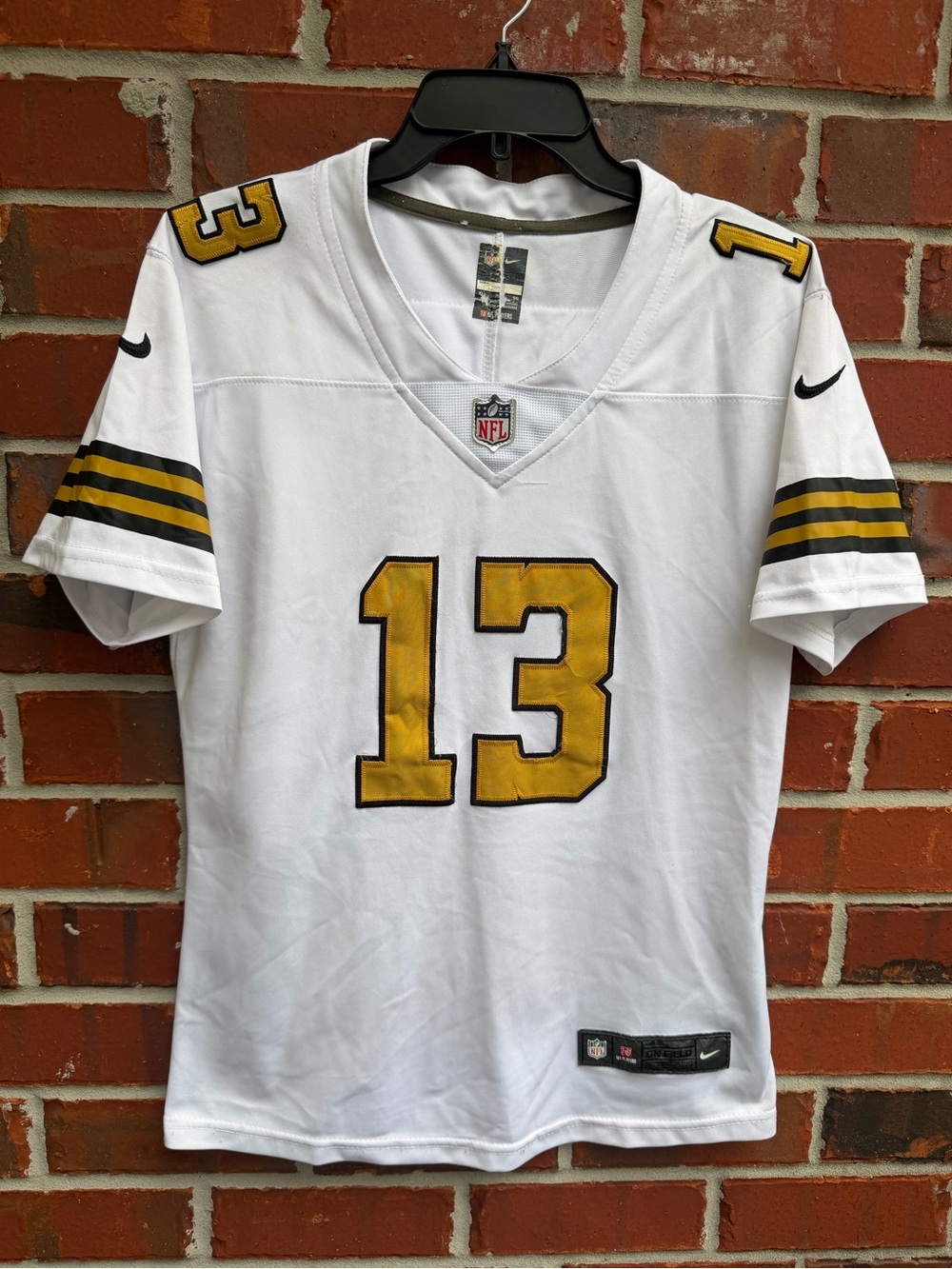 Nike New Orleans Saints Michael Thomas #13 White & Gold XL Football Jersey P6